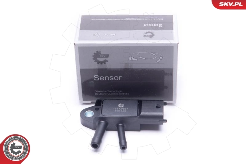 Sensor, exhaust pressure